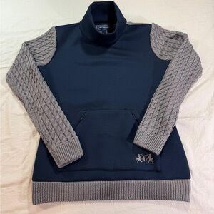 B VERTIGO JEANETTE WOMEN'S KNITTED PULLOVER EQUESTRIAN Size 6 Wool Blend